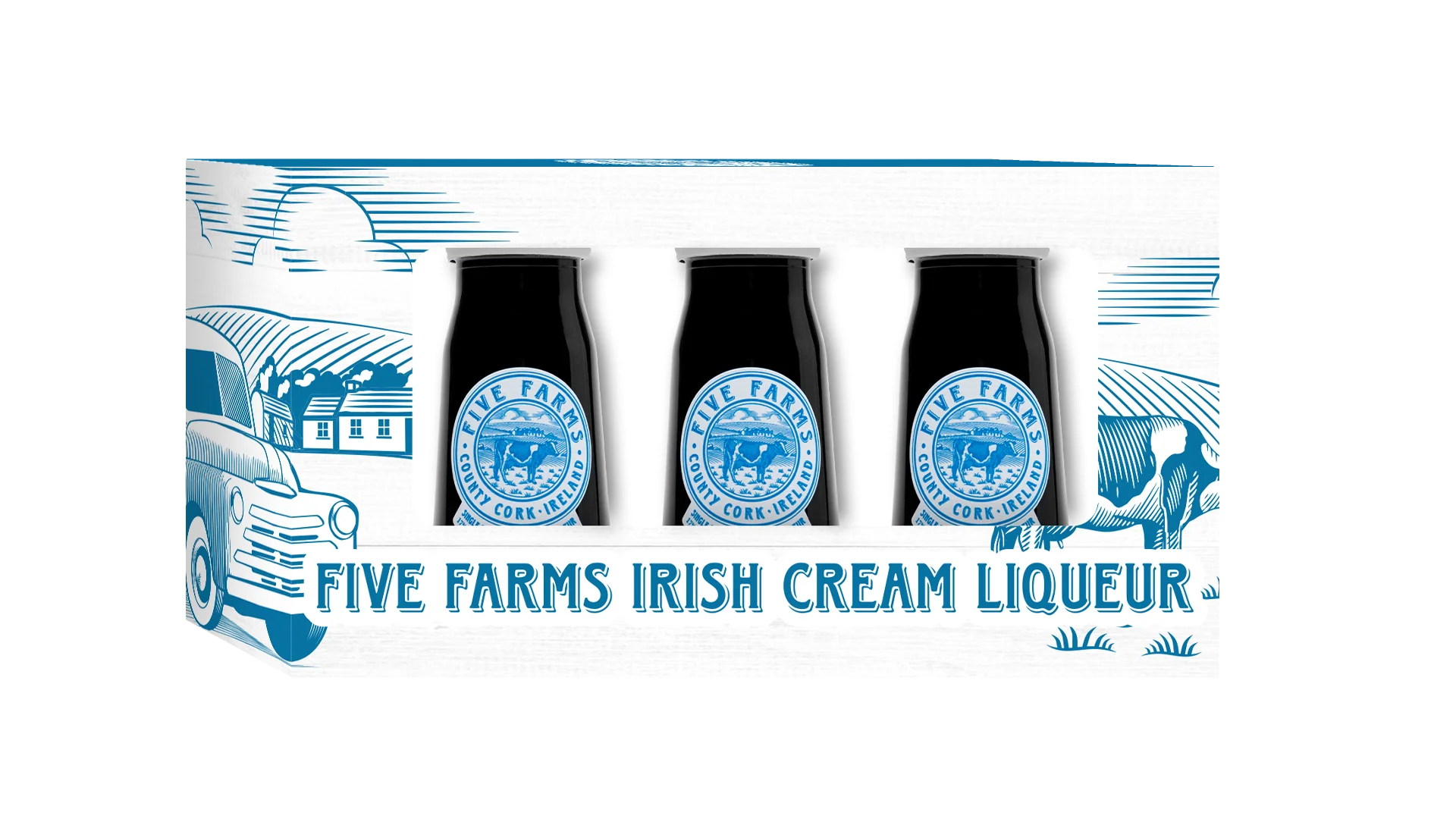 Five Farms Irish Cream Liqueur Minis Trio