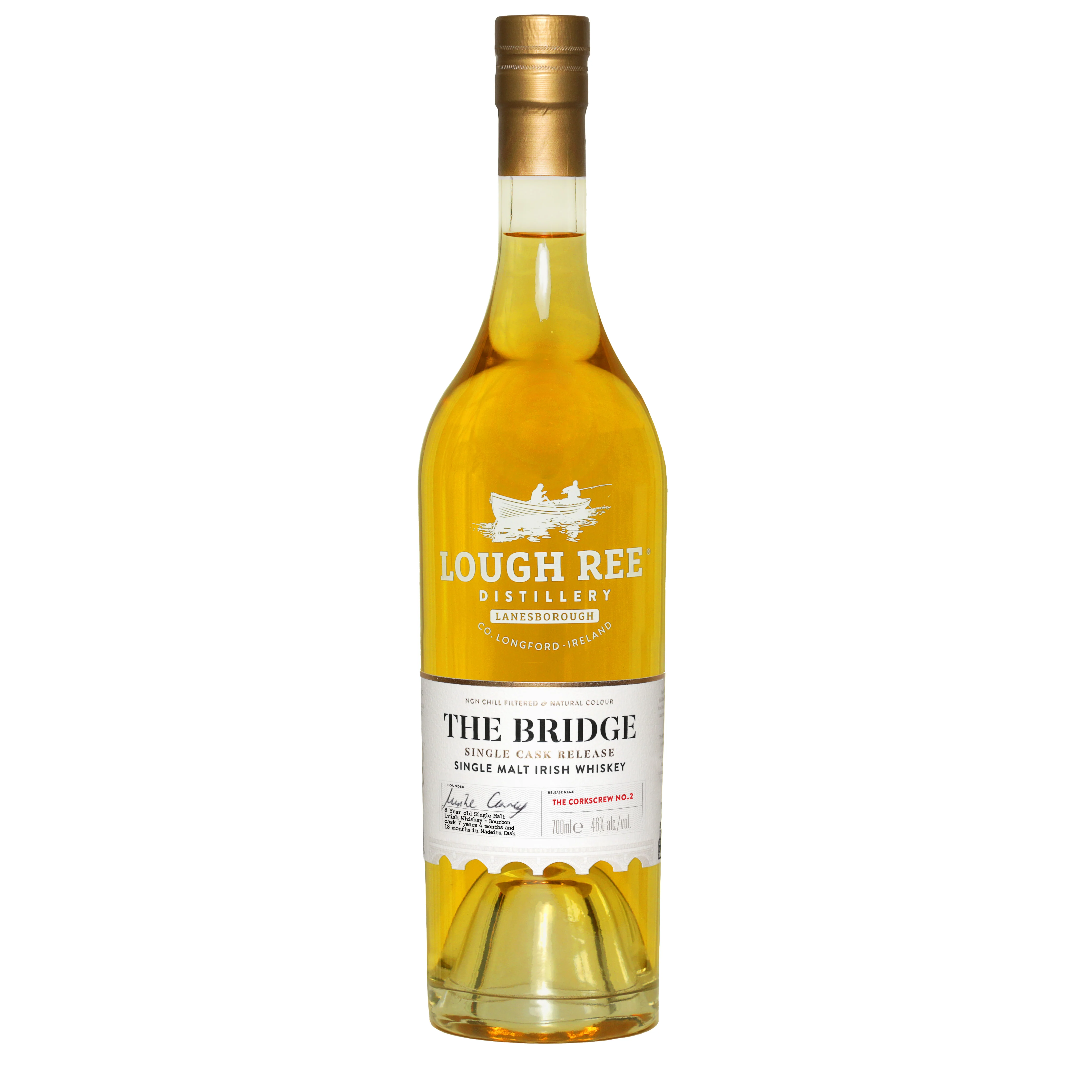 Lough Ree The Bridge Series Whiskey Corkscrew No. 2 Single Malt Madeira Cask Finish 70cl