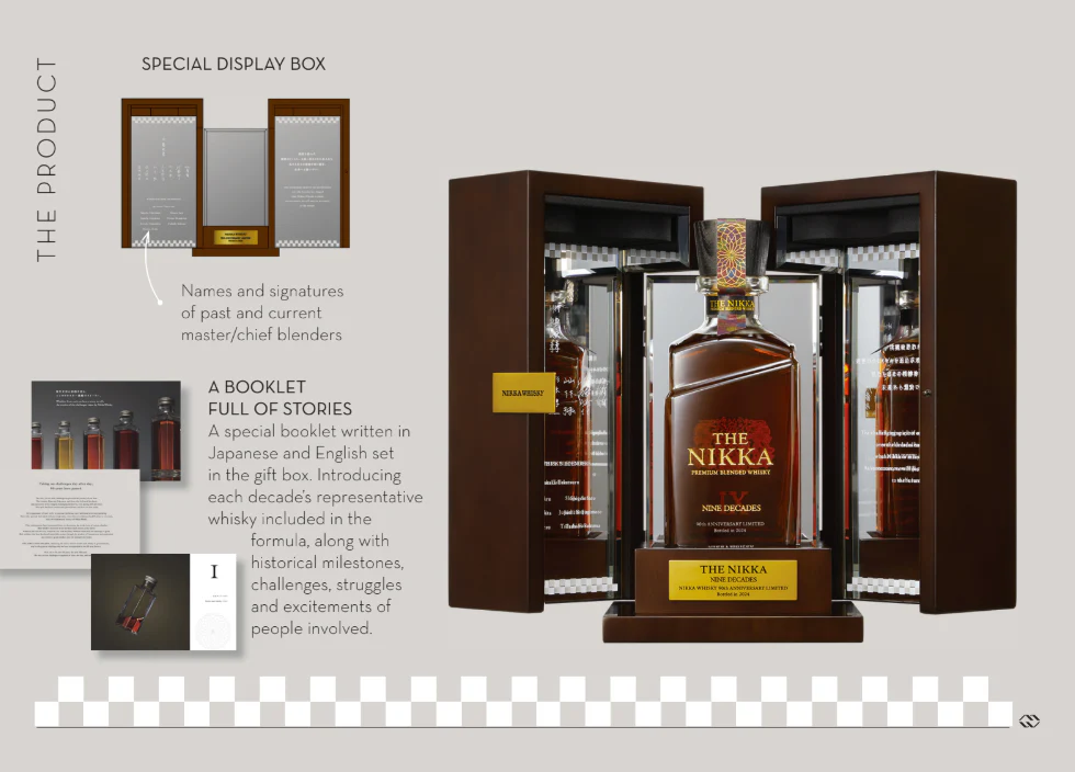 The Nikka Premium Blended Whiskey 9 Decades 70cl - Image 4