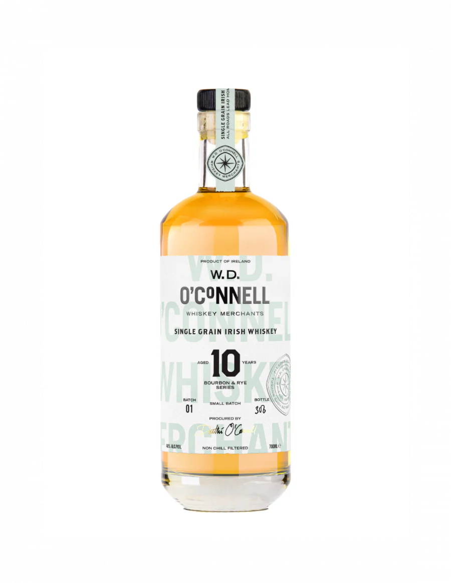 W.D. O'Connell 10 Year Old Single Grain Whisky Mini 5cl